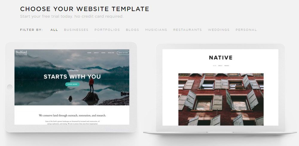 WordPress vs Squarespace Squarespace Templates