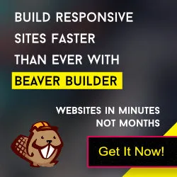 WP Beaver Builder advertisement