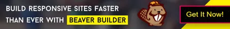 WP Beaver Builder advertisement