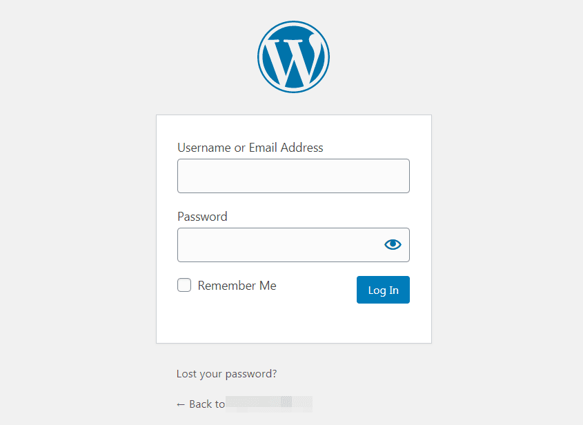 wordpress-login-area