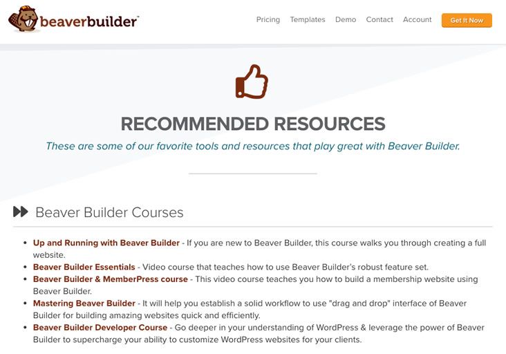 A list of resources is a money making article