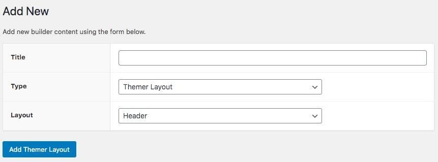 Adding a singular layout with beaver themer