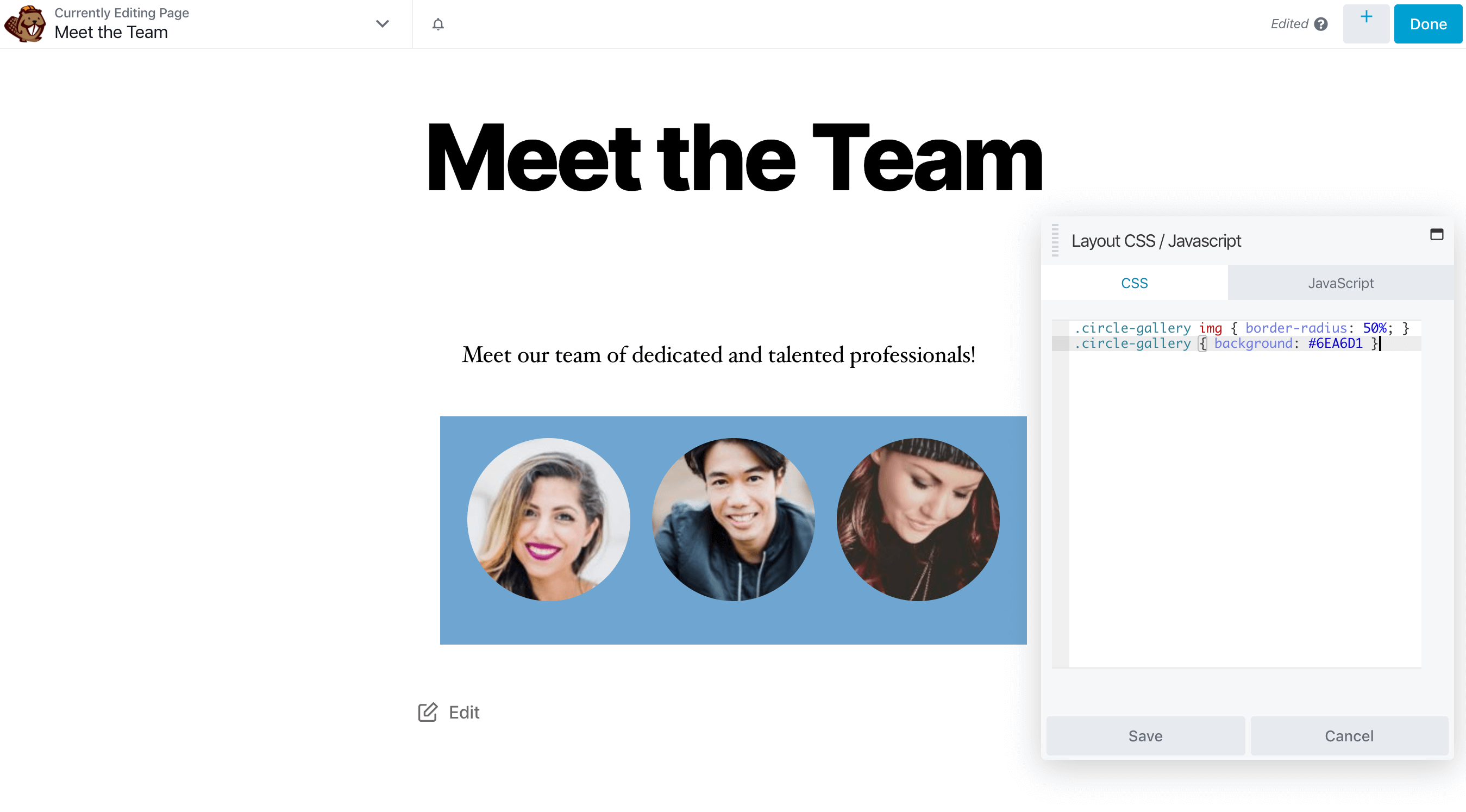 Adding a background to a Beaver Builder module.