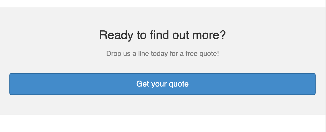 A CTA created using Beaver Builder and Beaver Themer. 