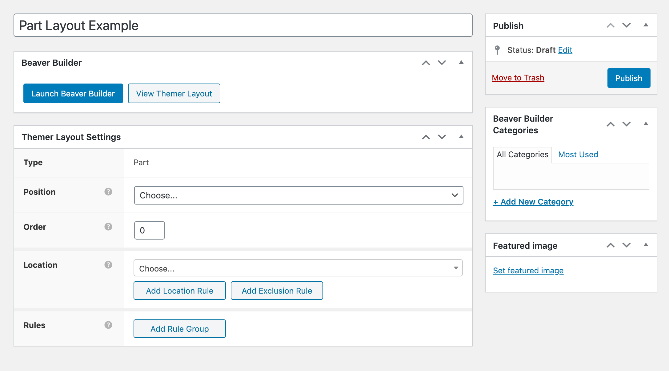 The themer layout editor.