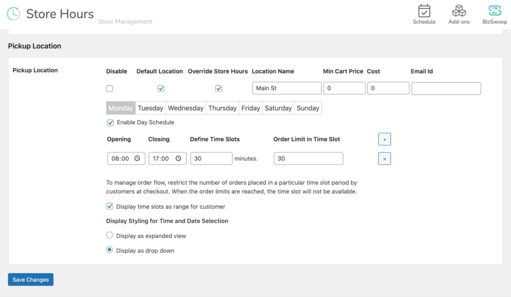 Order Volume management.