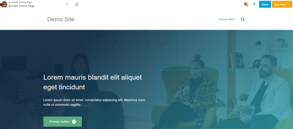 The Beaver Builder plugin