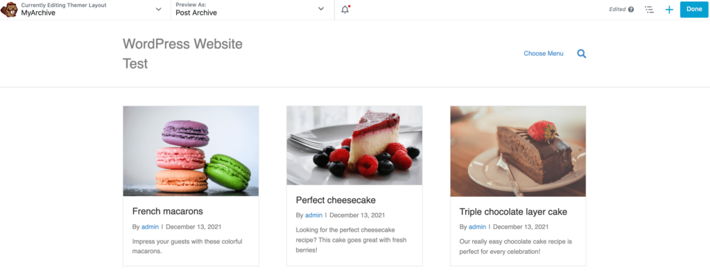 Beaver Themer's Columns layout. 