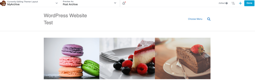 Beaver Builder's Masonry layout. 