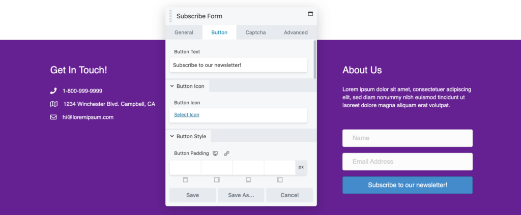 A footer CTA created using Beaver Builder and Beaver Themer.
