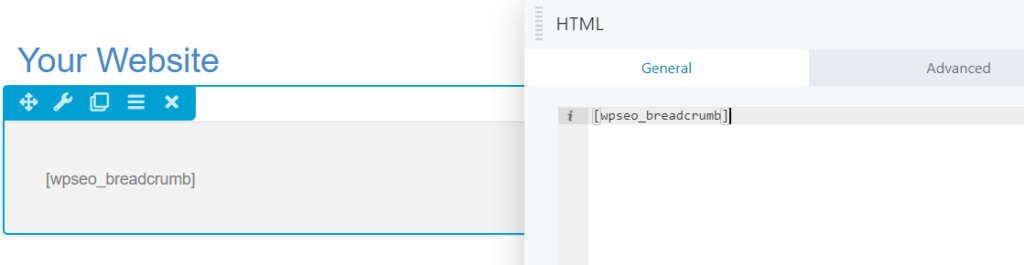 Adding the Yoast SEO breadcrumbs shortcode