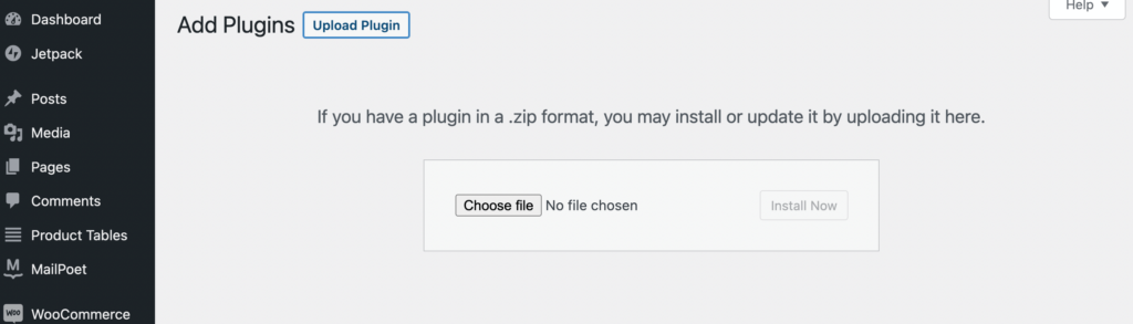 Upload the Beaver Builder plugin.