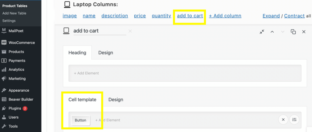 Modify the add to cart page. 