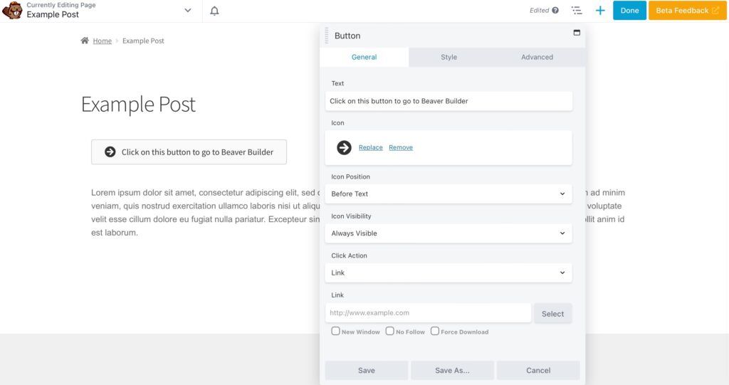 Altering a button for better web accessibility 