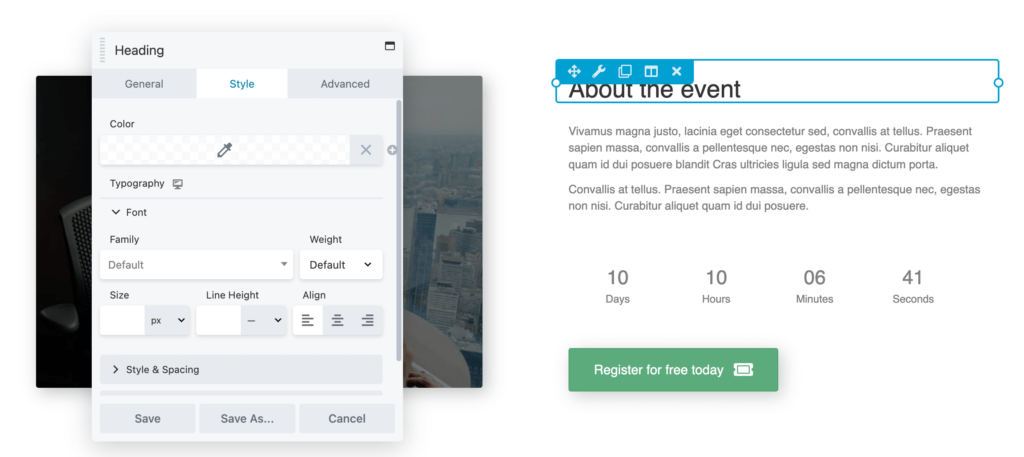 Beaver Builder edit module