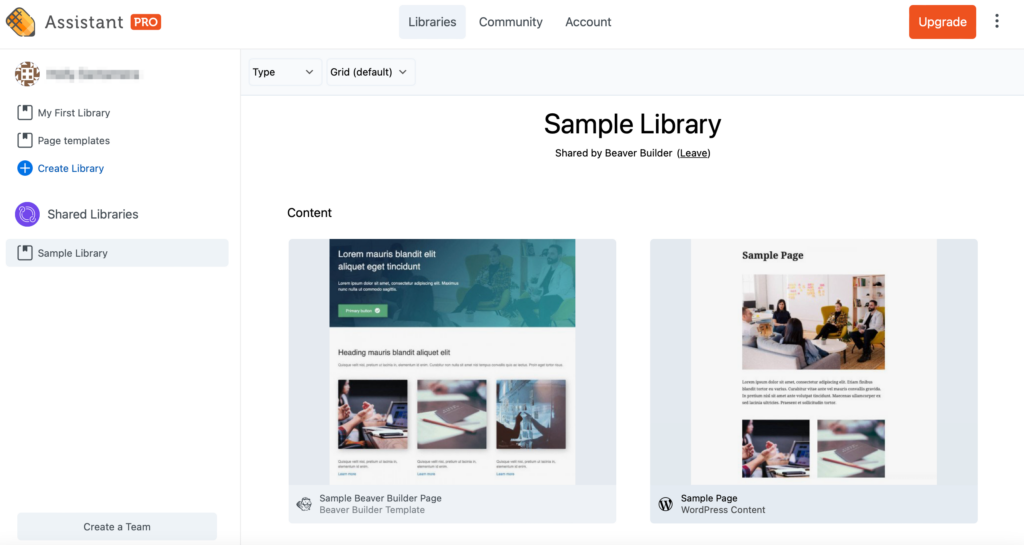 Assistant Pro dashboard