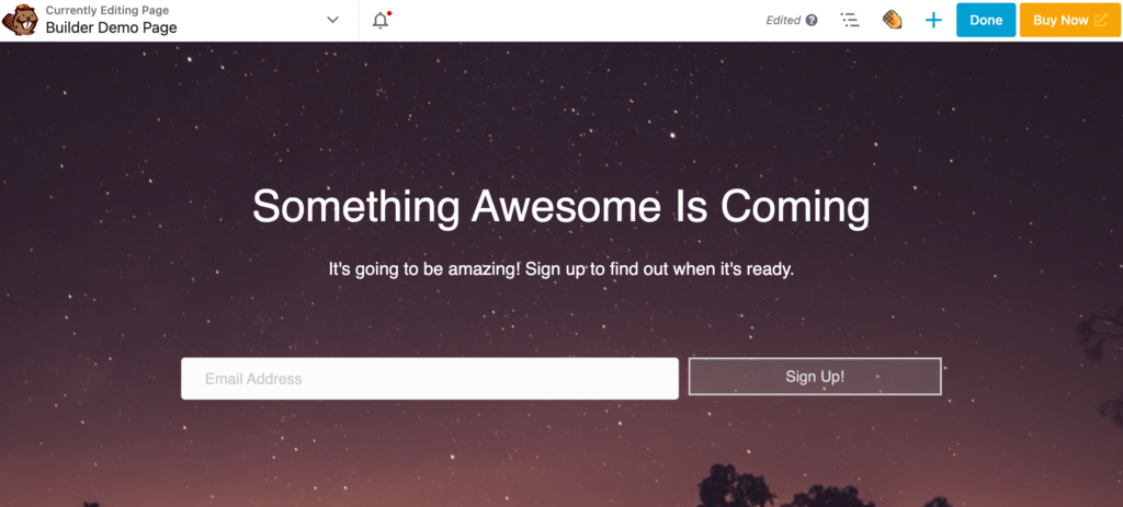 Beaver Builder Subscribe Form