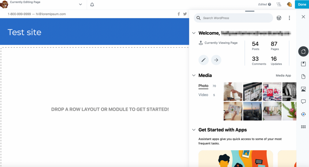 Assistant Pro sidebar