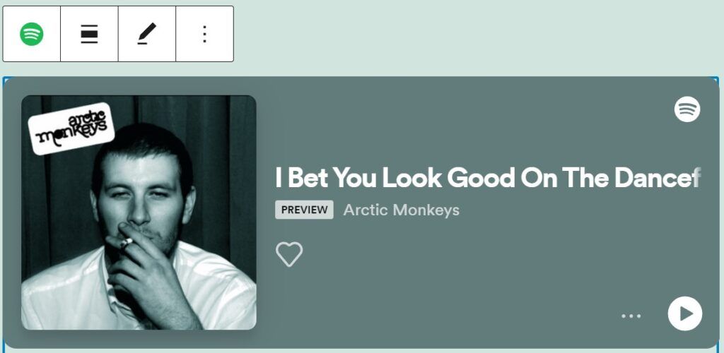 The Audio Gutenberg block