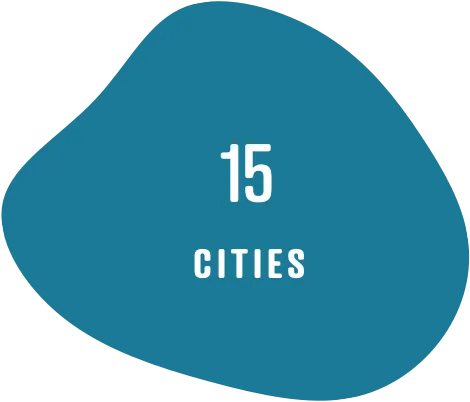 A Company Across 15 Cities