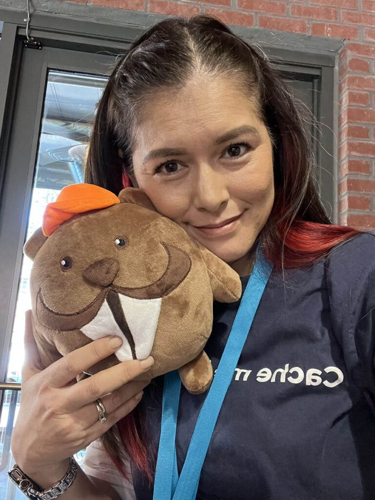 Christine with a BB Beaver