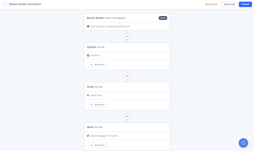 Create an automated workflow using SureTriggers and Beaver Builder