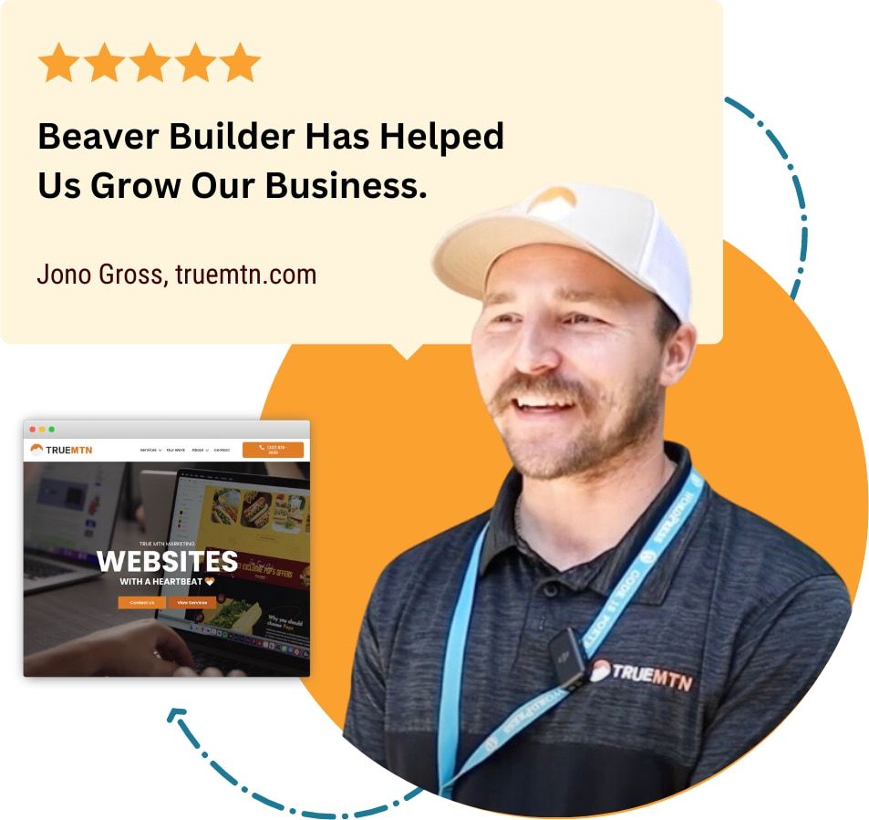 Jono Gross Beaver Builder Testimonial