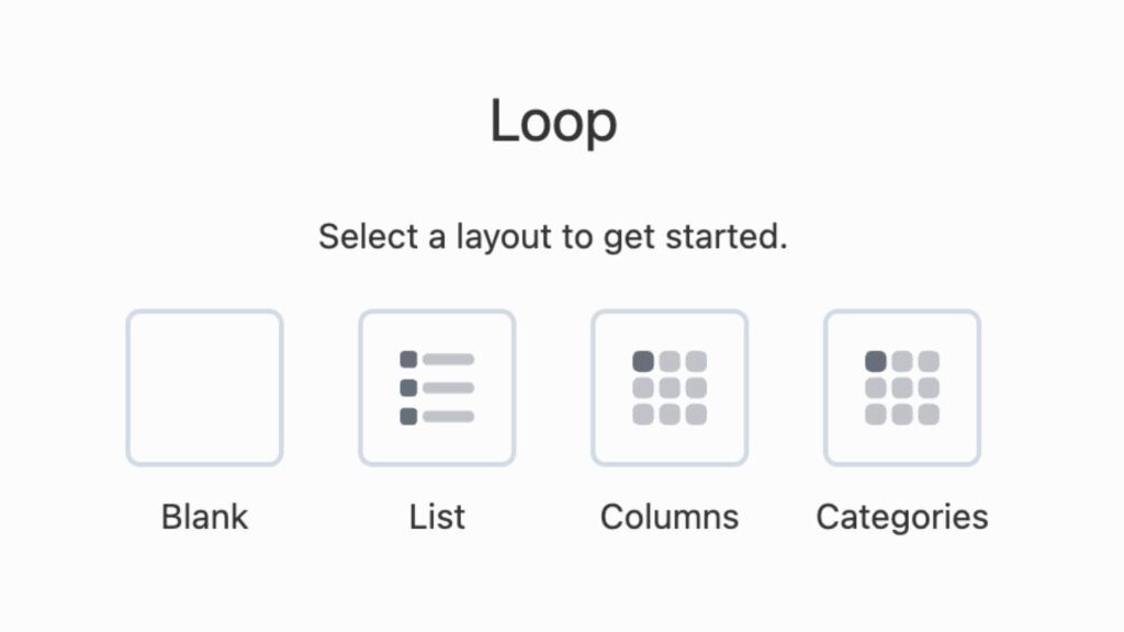 beaver builder loop module settings