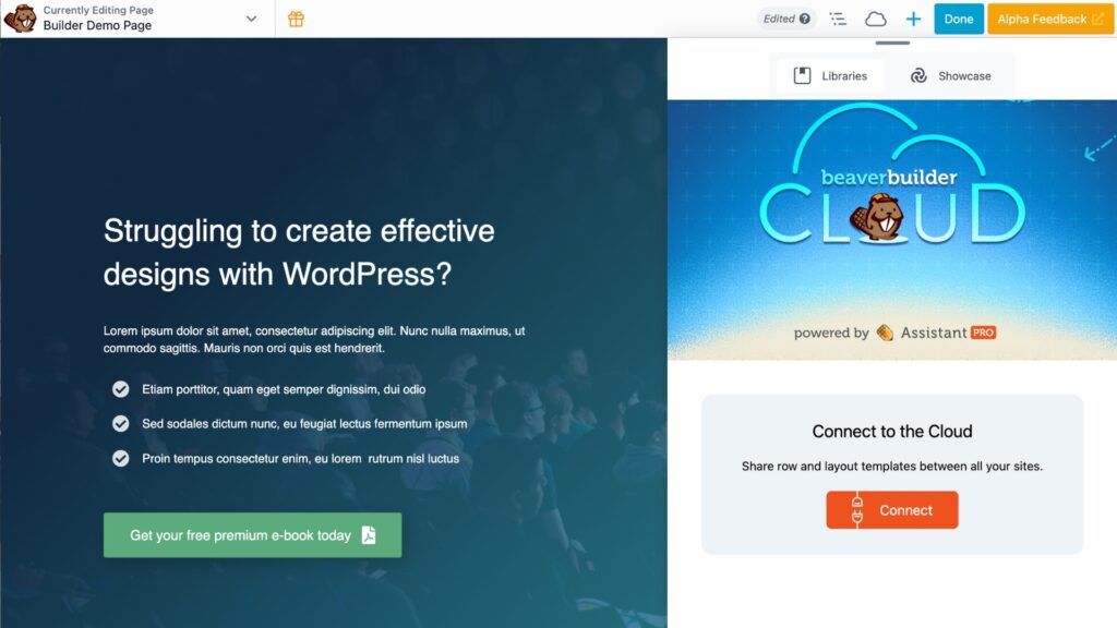 beaver builder cloud
