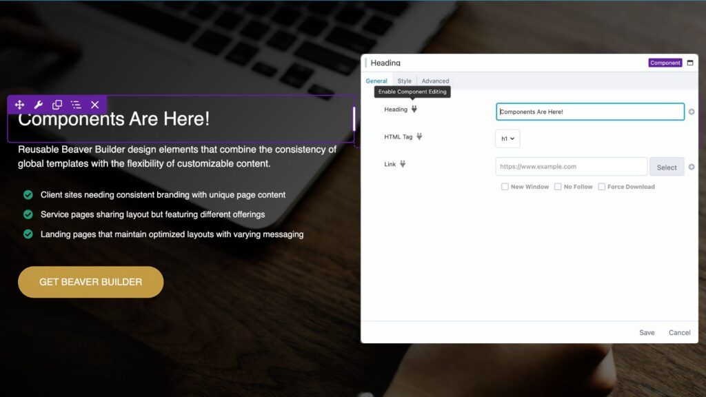 beaver builder component