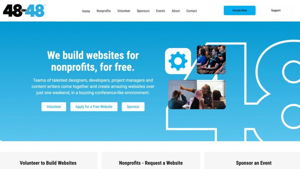 nonprofit websites built with beaver builder