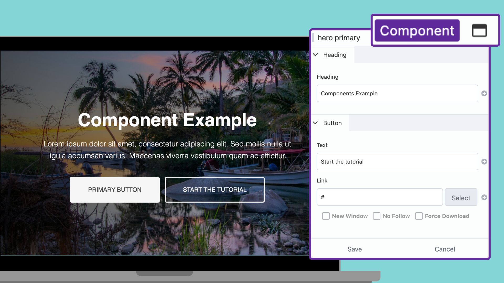 beaver builder component step 4 add your component to a page