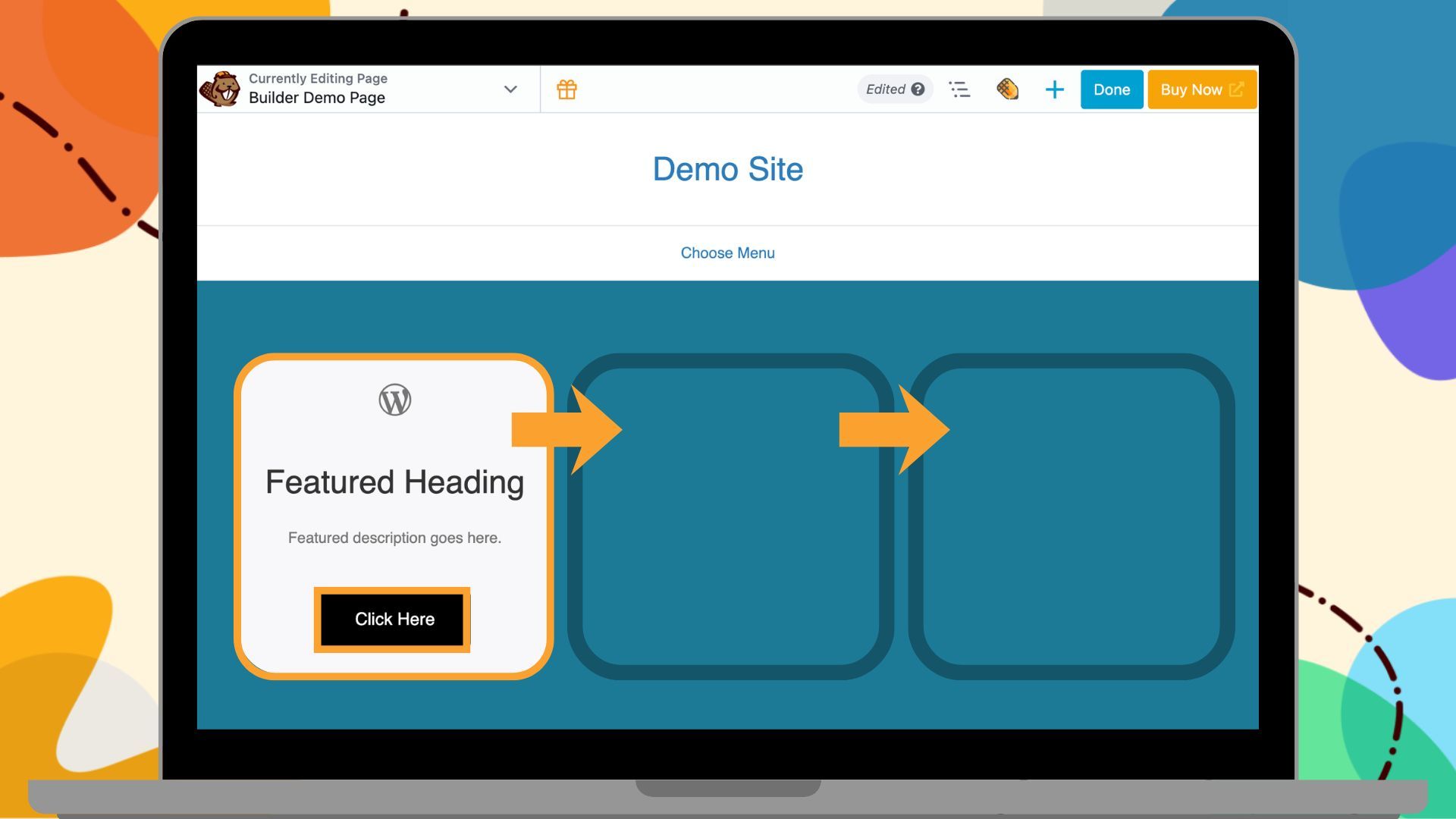 nesting beaver builder components