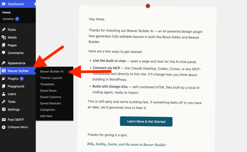 Beaver Builder AI WordPress