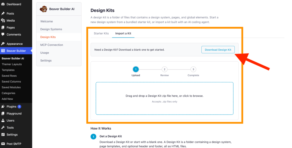 Beaver Builder AI Design Kits