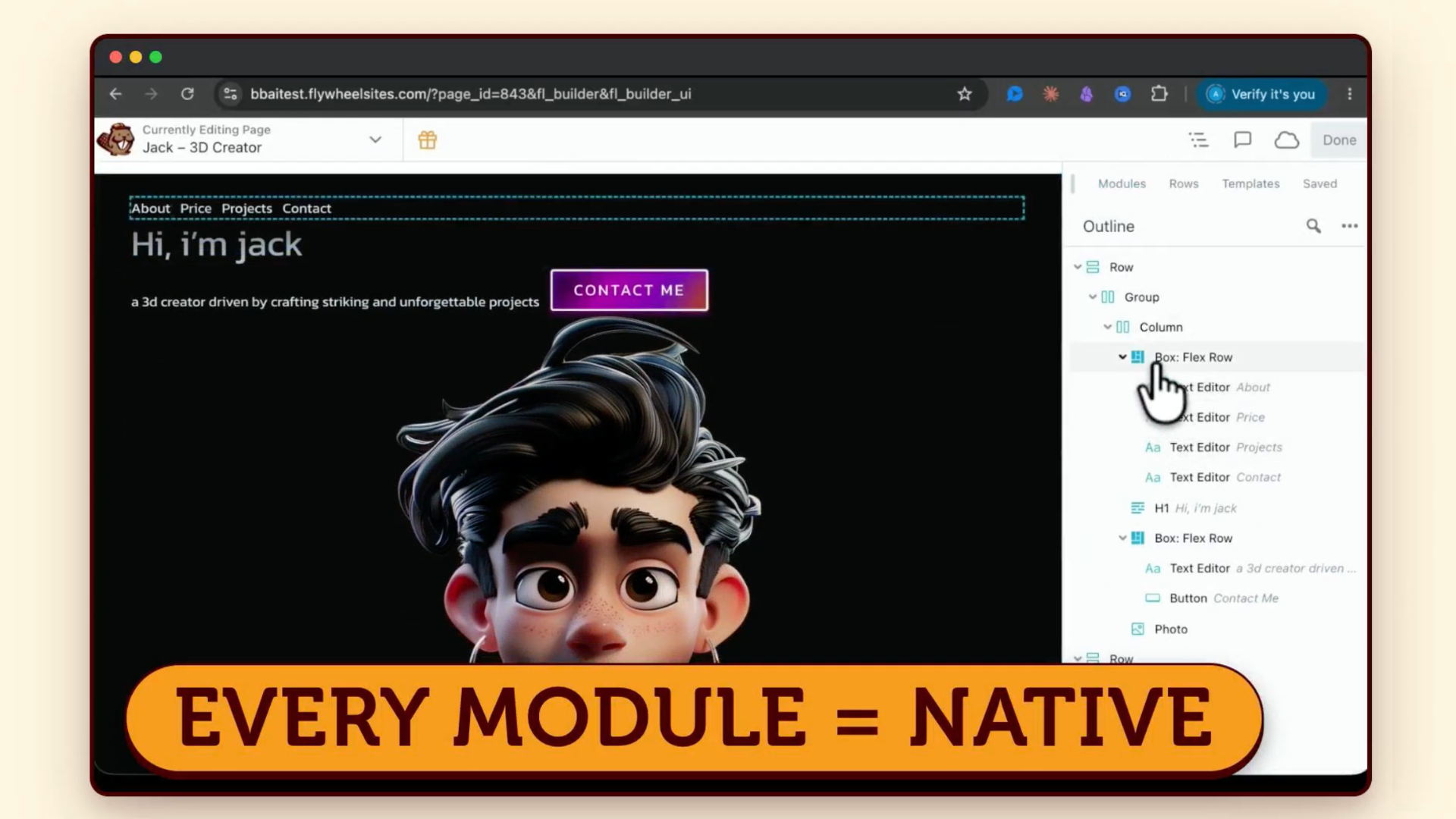 build animated wordpress site with ai and beaver builder modules