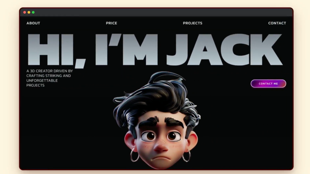example build animated wordpress site with ai