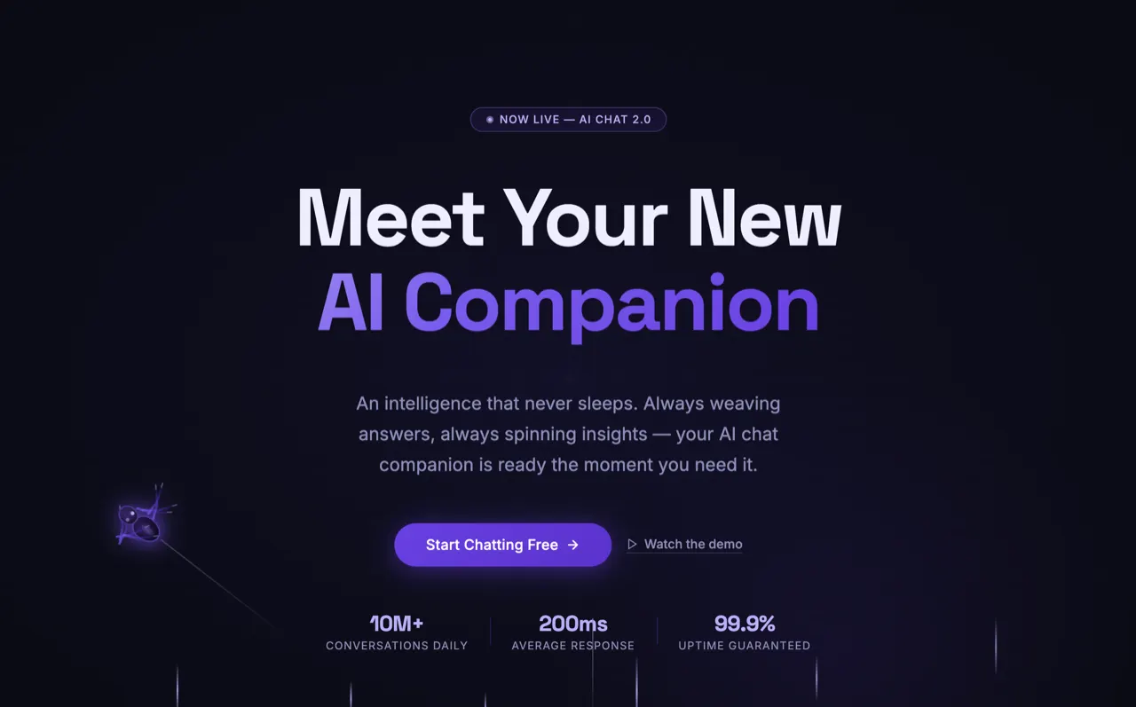AI Chat 2.0 ai product design built with Beaver Builder AI
