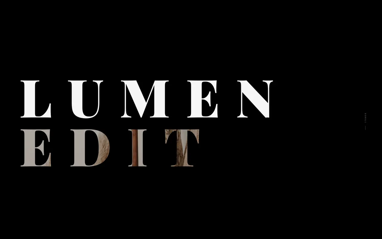 Lumen Edit fashion editorial design built with Beaver Builder AI