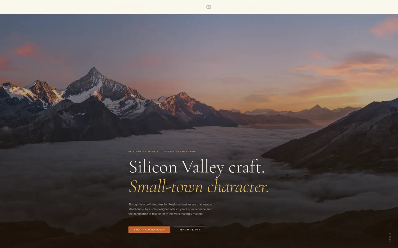 Petaluma Web Design local web studio design built with Beaver Builder AI