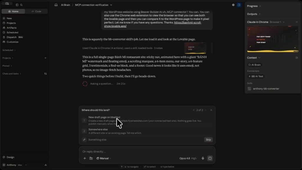 Claude Prompt for Beaver Builder AI
