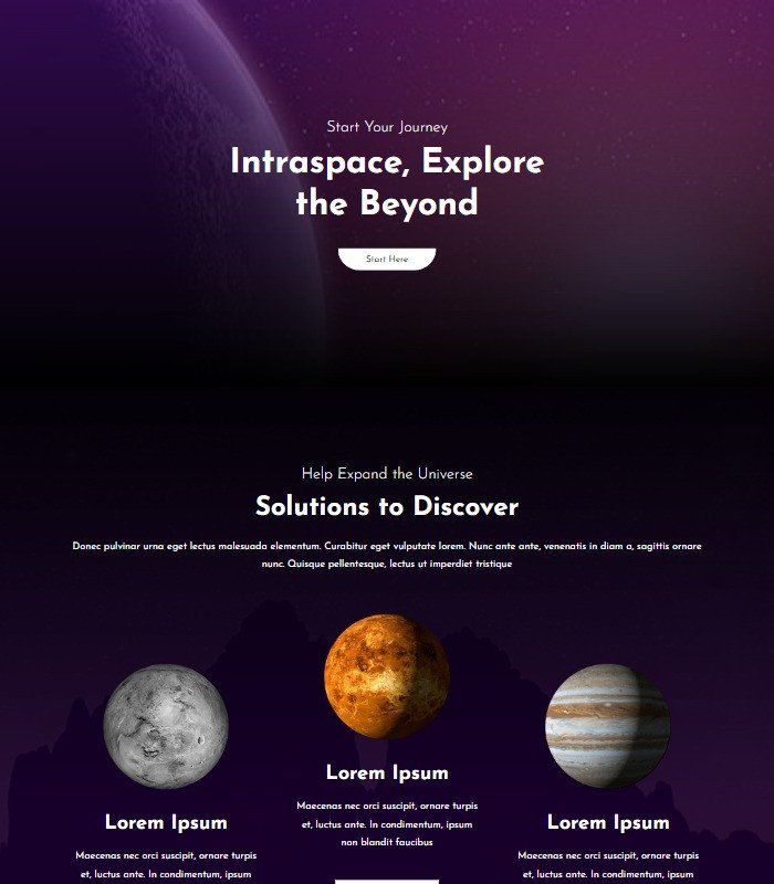 Interaspace template preview by Joshua Long