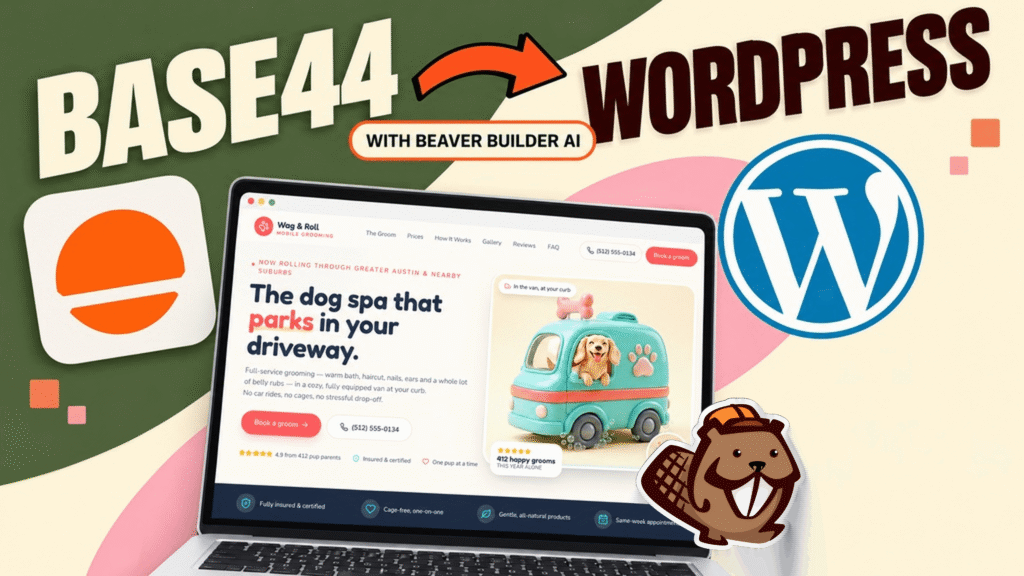 How to Convert Base44 to WordPress using Claude and Beaver Builder AI