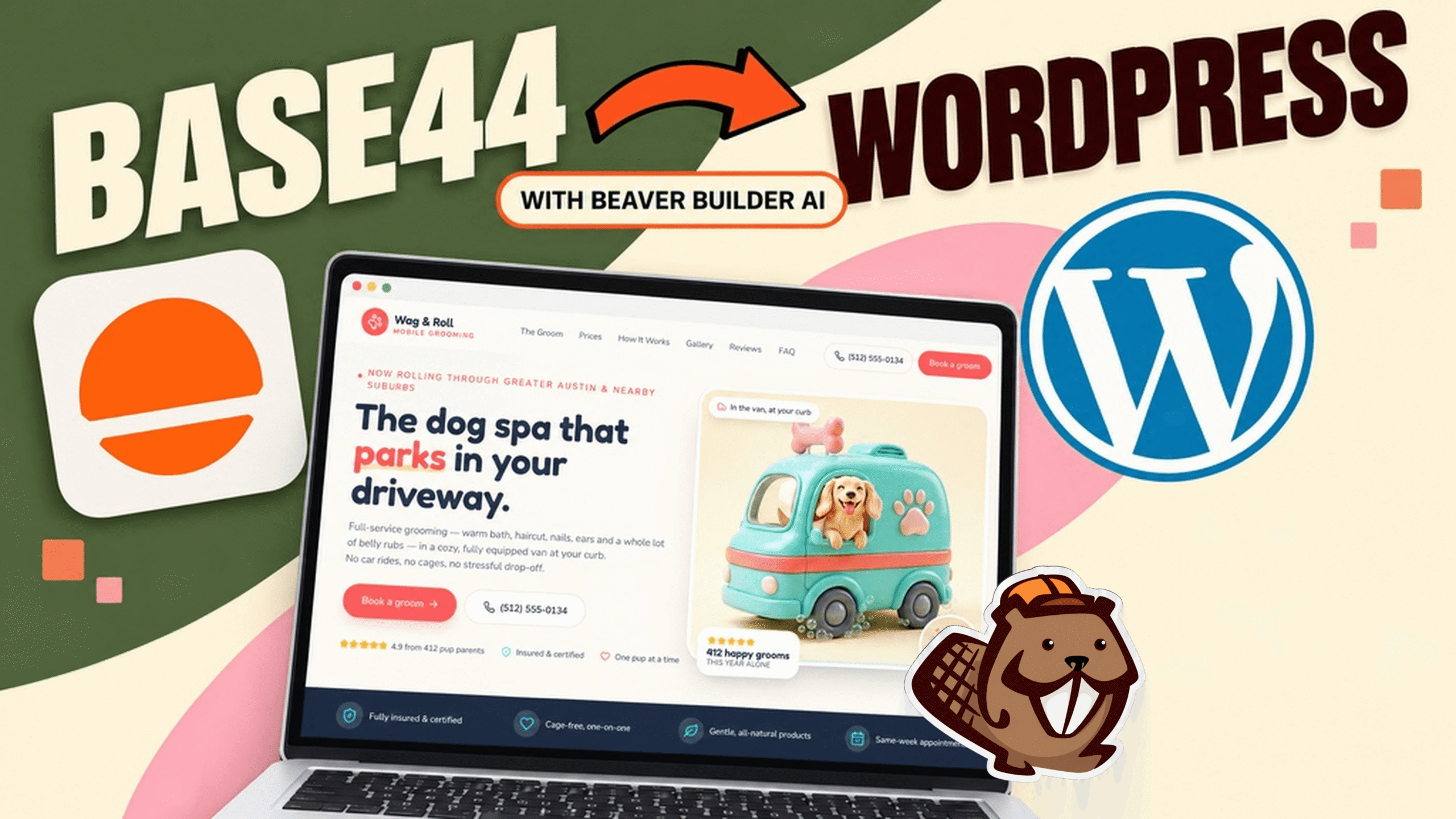 How to Convert Base44 to WordPress using Claude and Beaver Builder AI