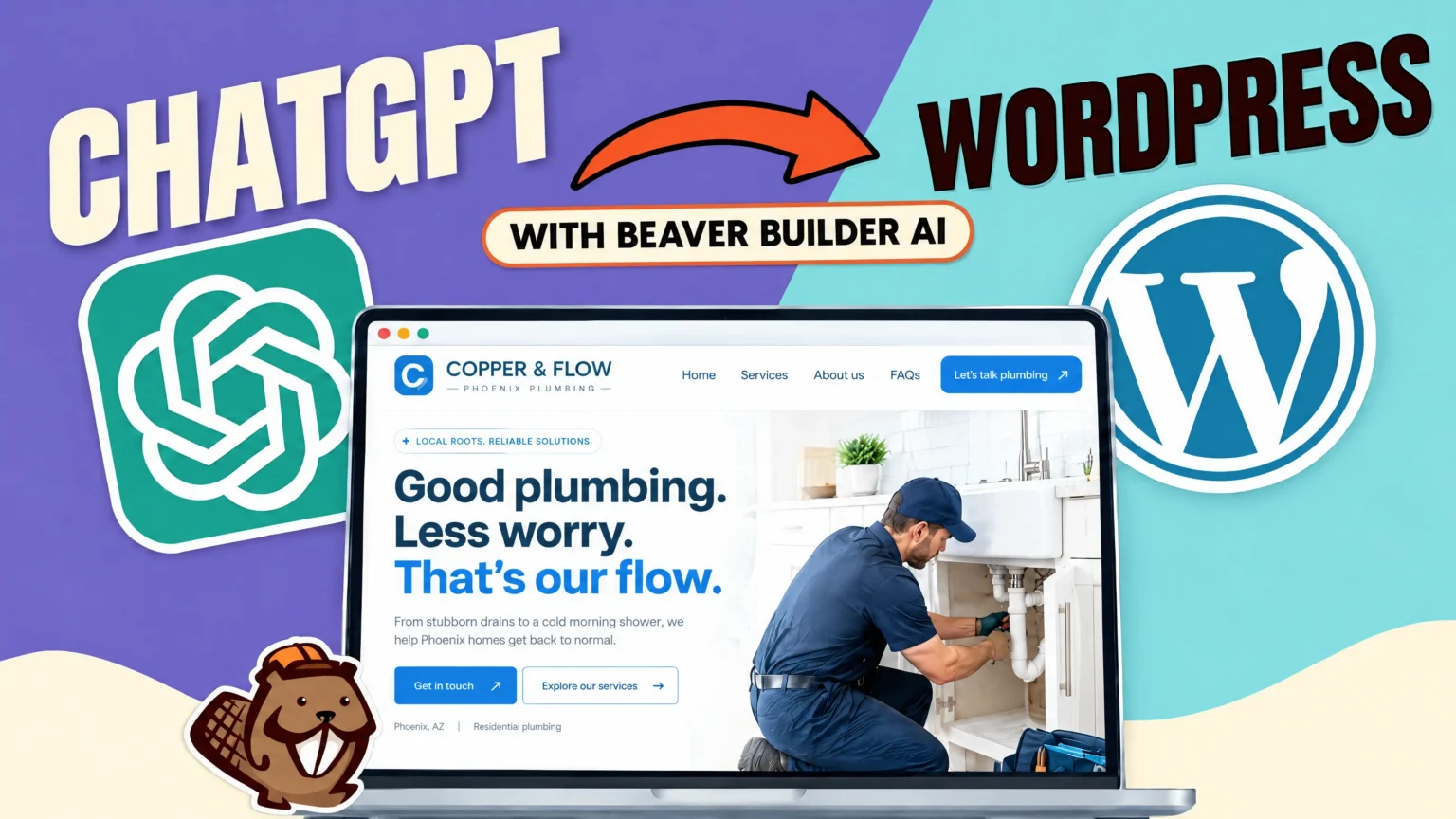 How to Convert a ChatGPT Site to WordPress (Beaver Builder AI)